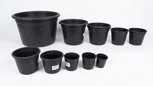 Black Nursery Pots Without Saucers