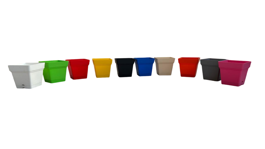 Square Plant Pot - 18 cm