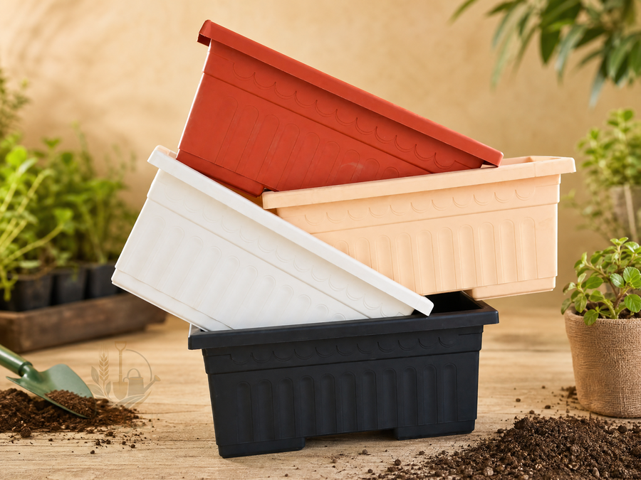 Large Rectangular Planter - 1 m x 40 cm x 40 cm