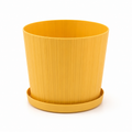 Ribbed Cylindrical Planter
